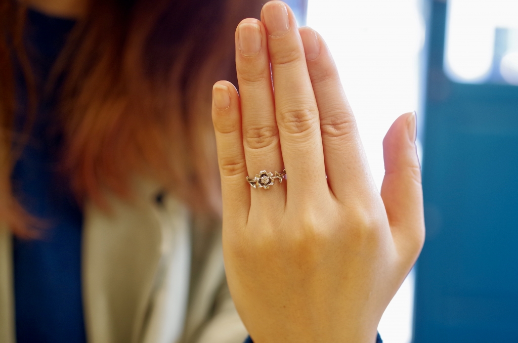 オーダーメイ　婚約指輪
