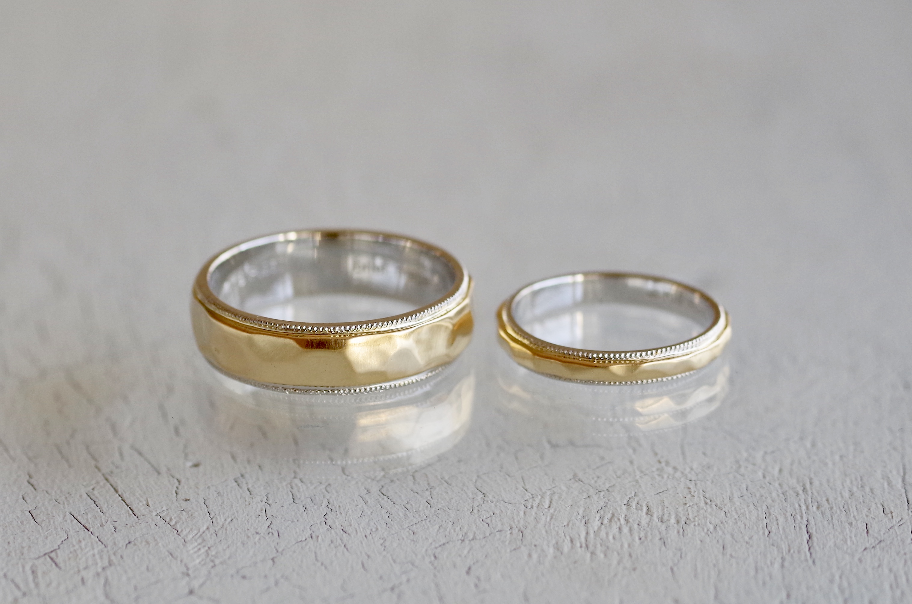 フルオーダーメイド　結婚指輪　ゴールド　プラチナ