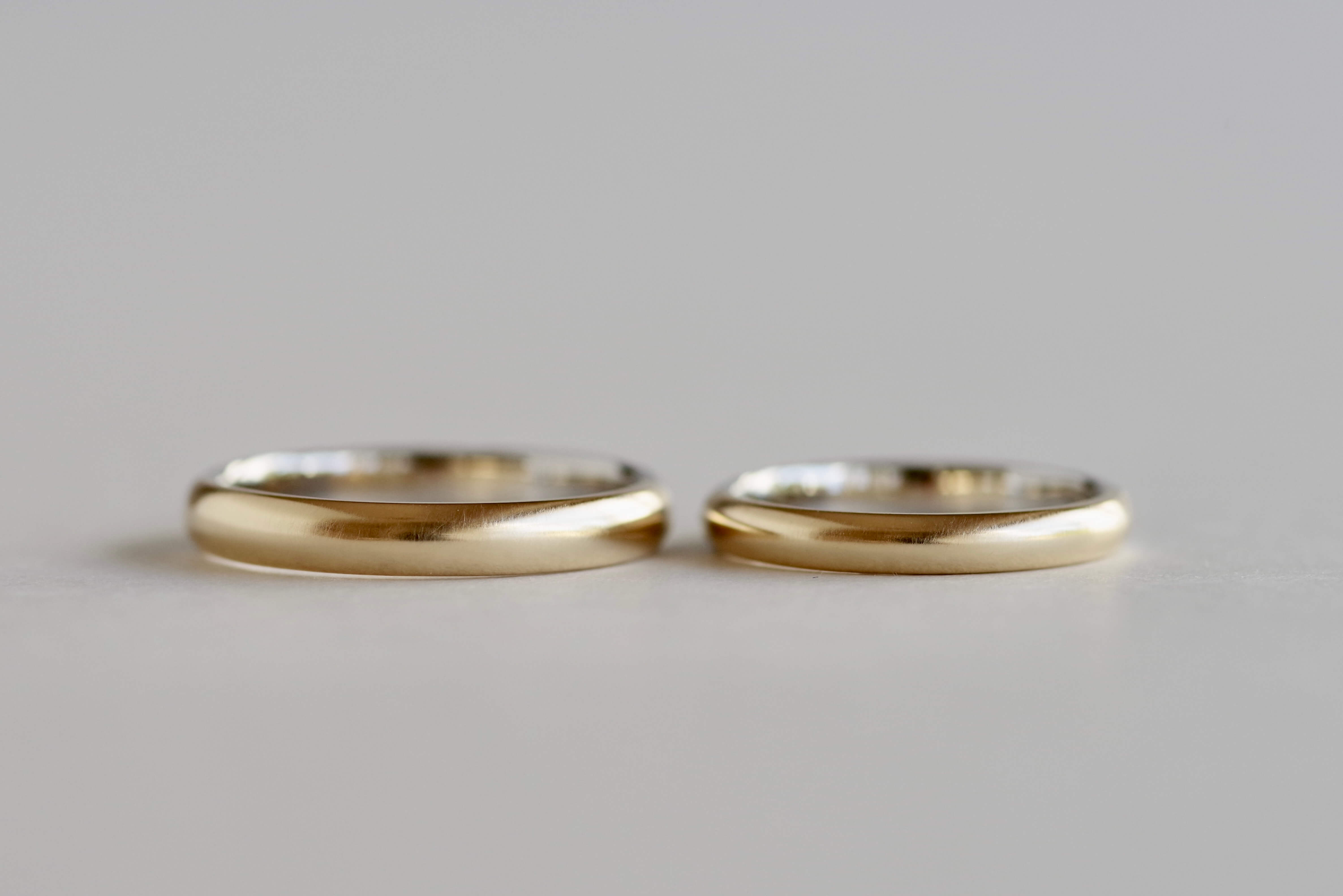 結婚指輪　オーダーメイド 双子ダイヤ