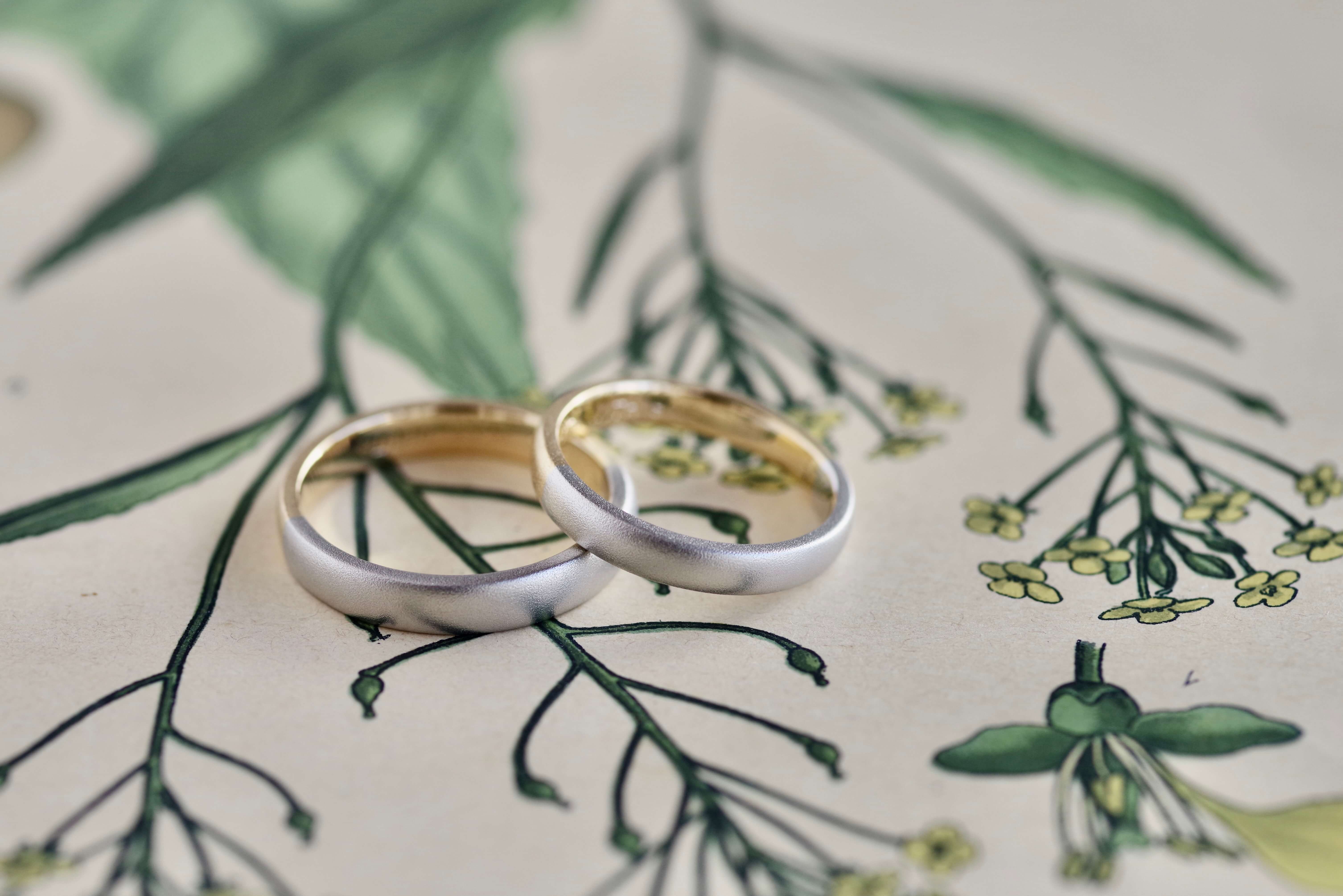 結婚指輪　オーダーメイド コンビネーション