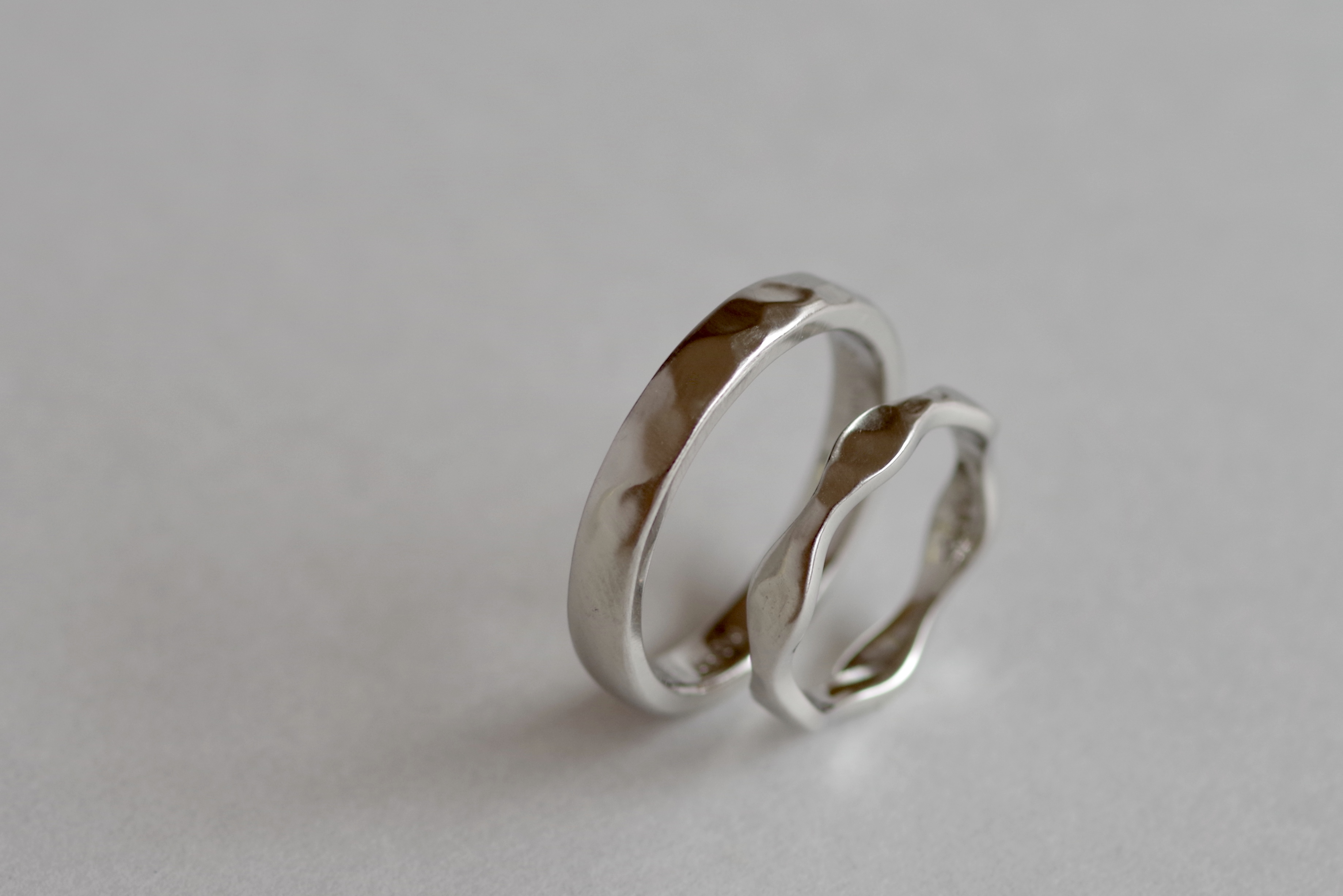 結婚指輪　オーダーメイド　個性的な形