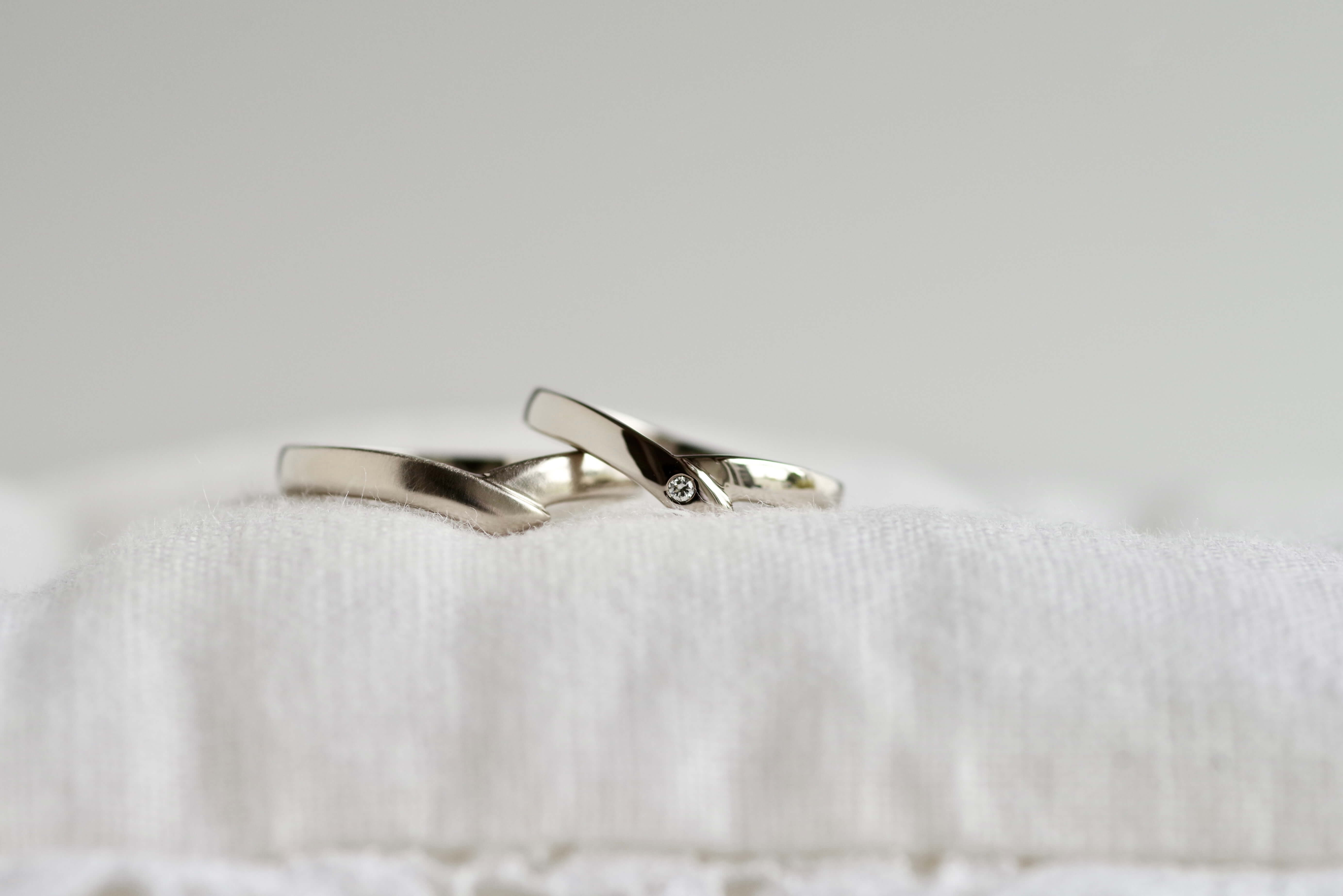 結婚指輪　オーダーメイド　握手