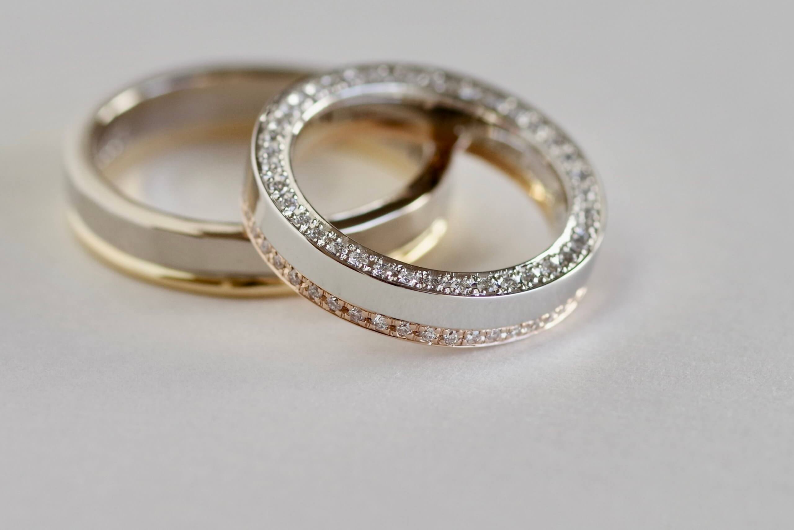 結婚指輪　オーダーメイド　フルエタニティ
