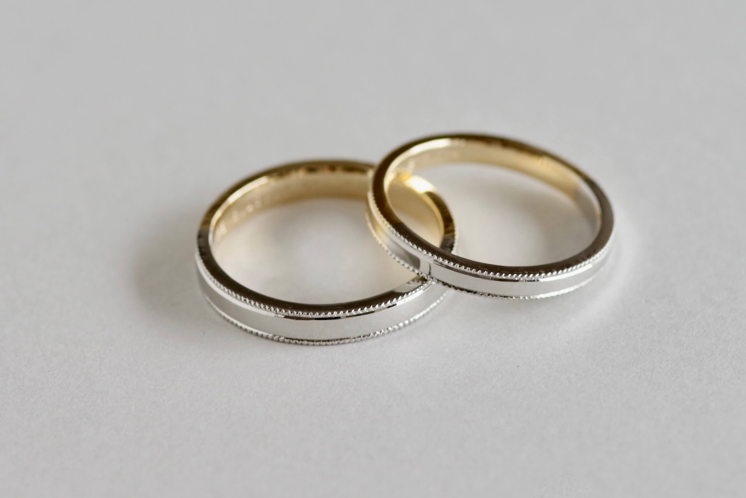 結婚指輪　オーダーメイド　コンビネーション
