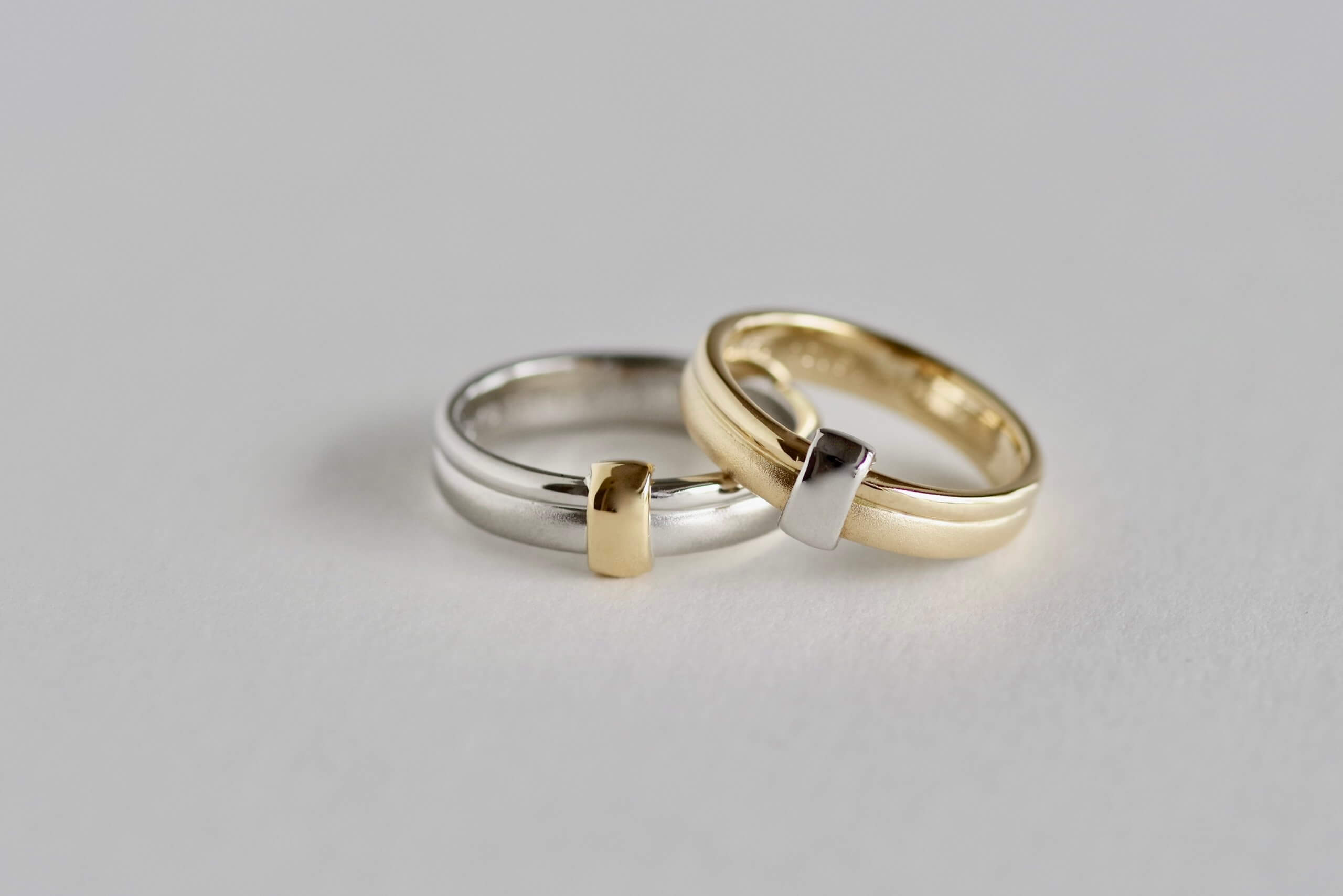 結婚指輪　オーダーメイド ２連
