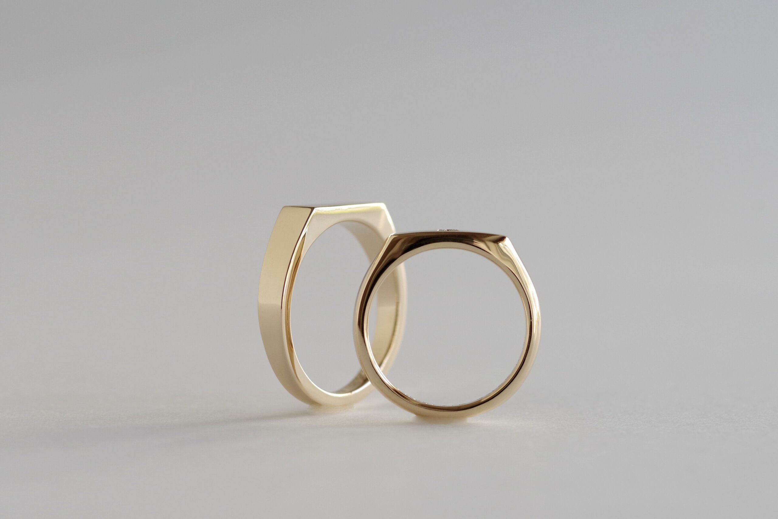 結婚指輪　オーダーメイド　シグネットリング