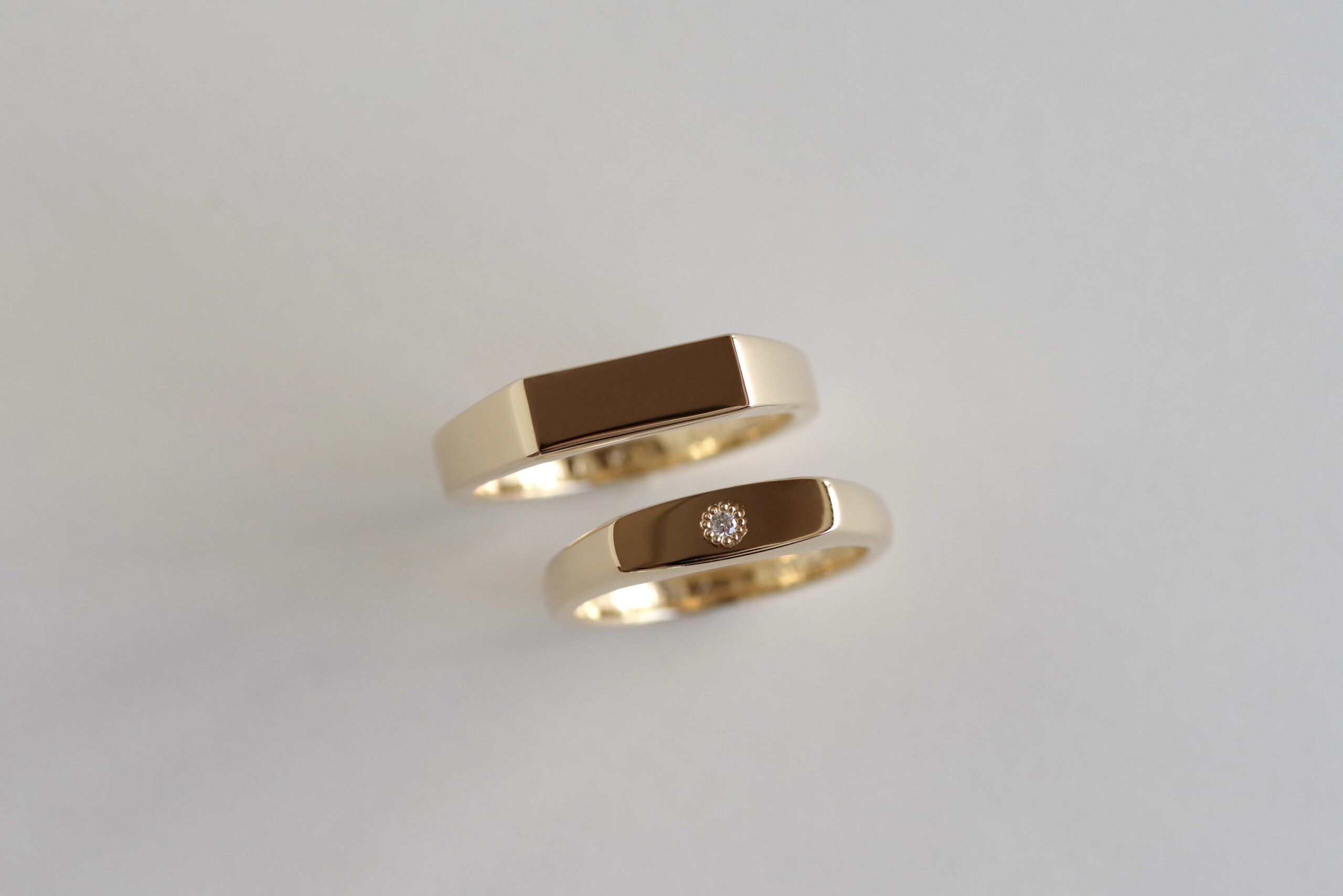 結婚指輪　オーダーメイド　シグネットリング