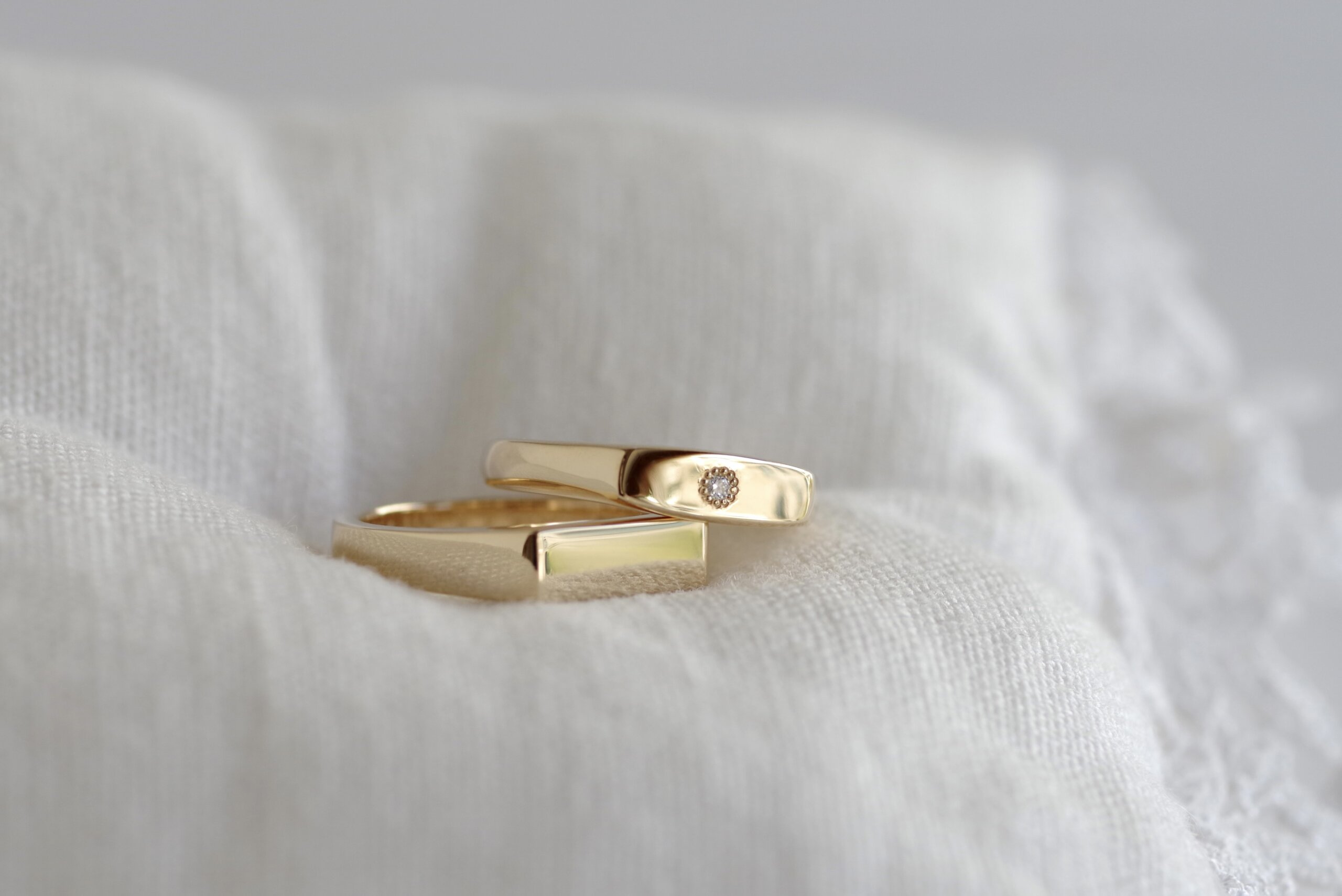 結婚指輪　オーダーメイド　シグネットリング