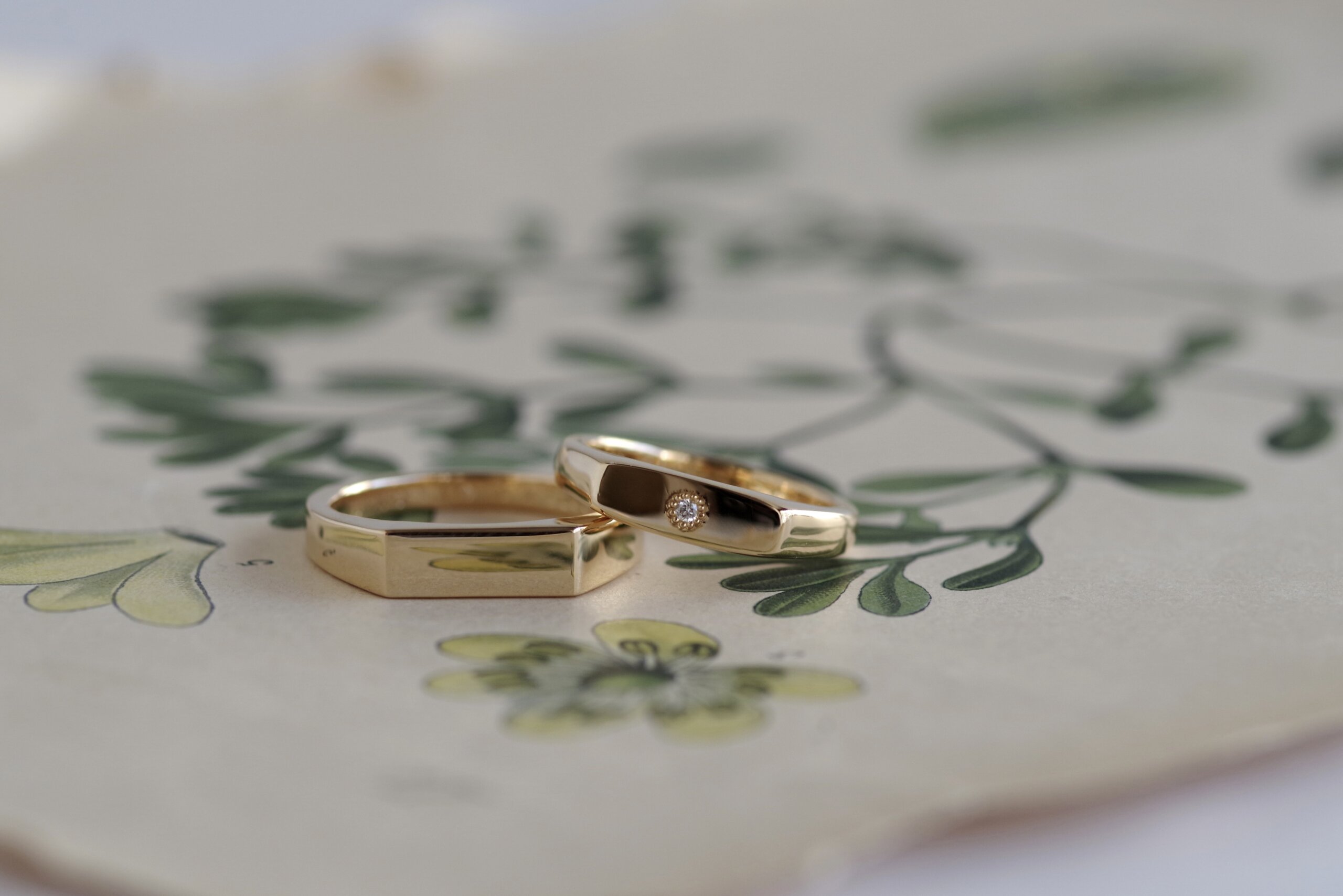 結婚指輪　オーダーメイド　シグネットリング