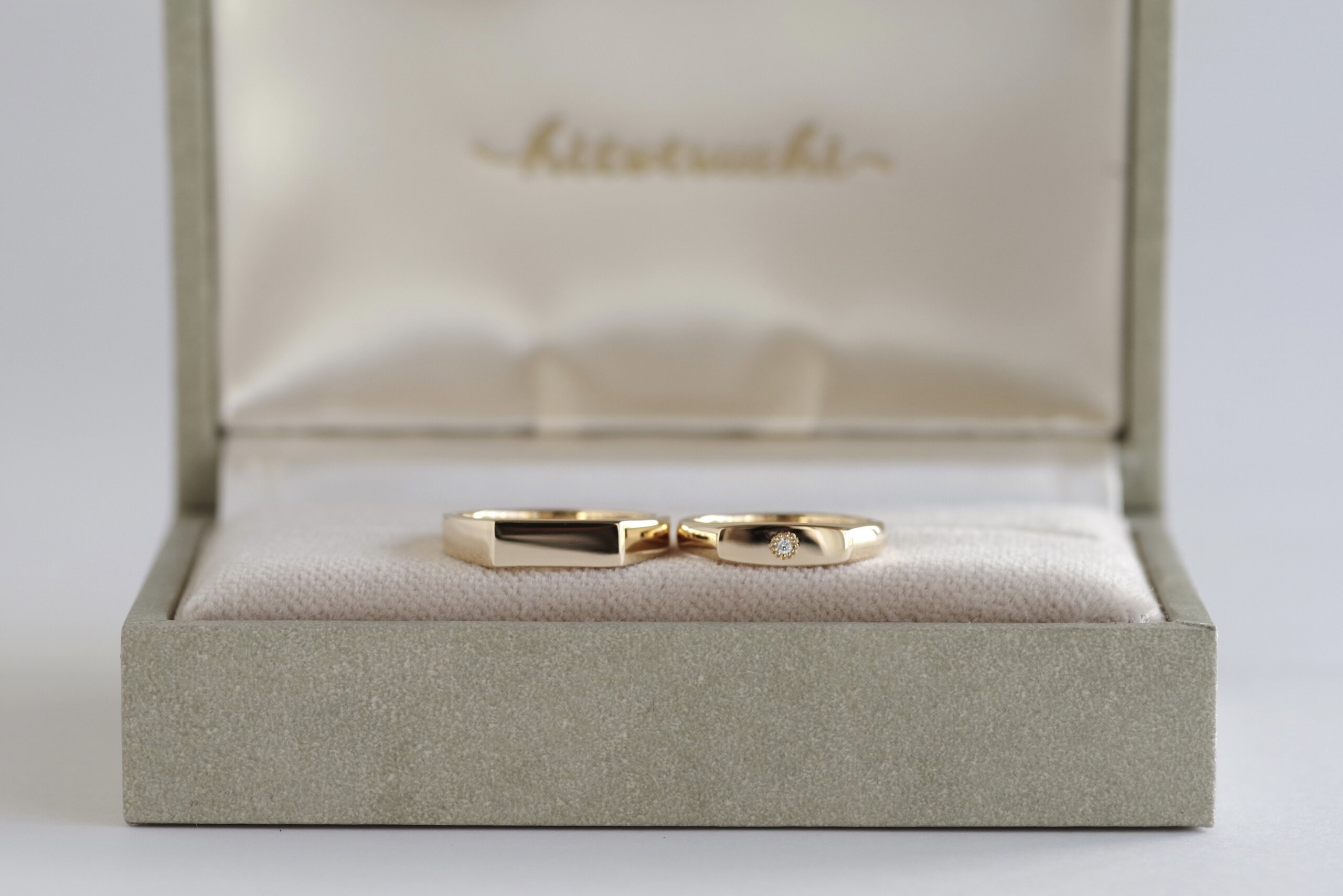 結婚指輪　オーダーメイド　シグネットリング