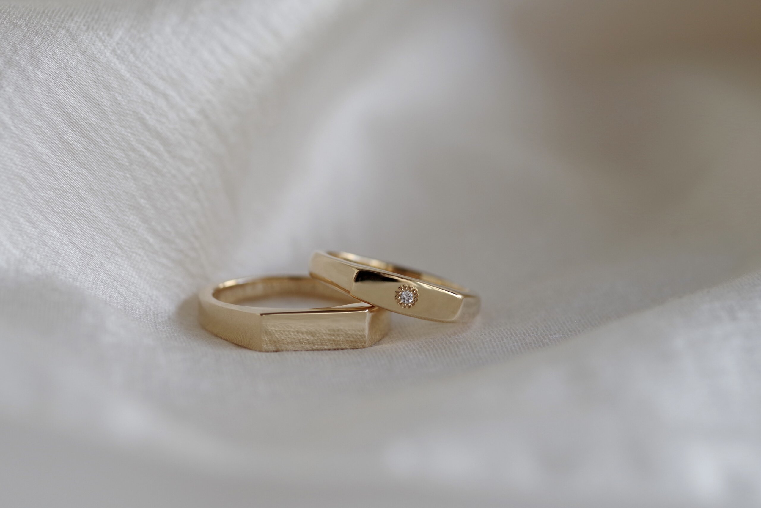 結婚指輪　オーダーメイド　シグネットリング