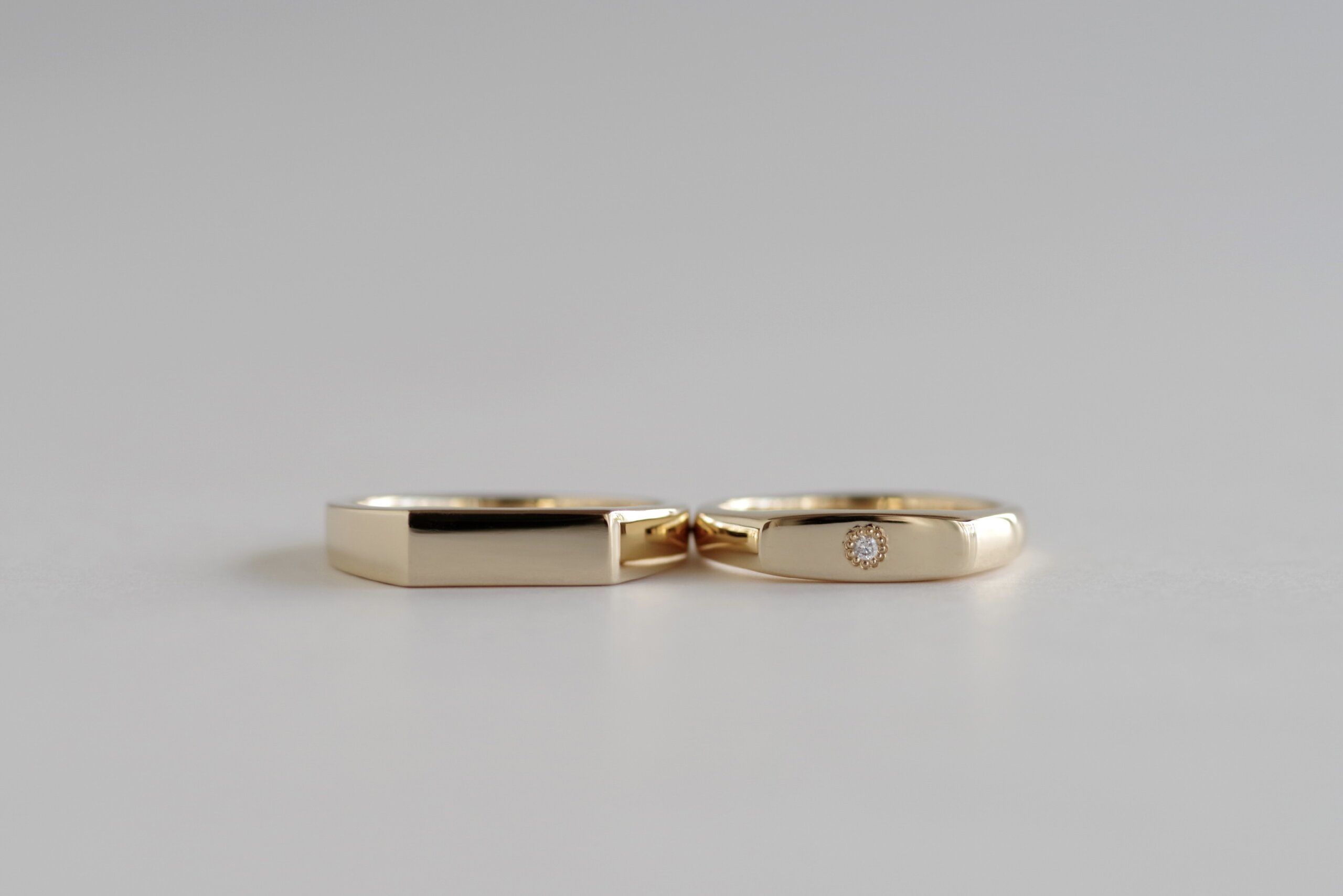 結婚指輪　オーダーメイド　シグネットリング