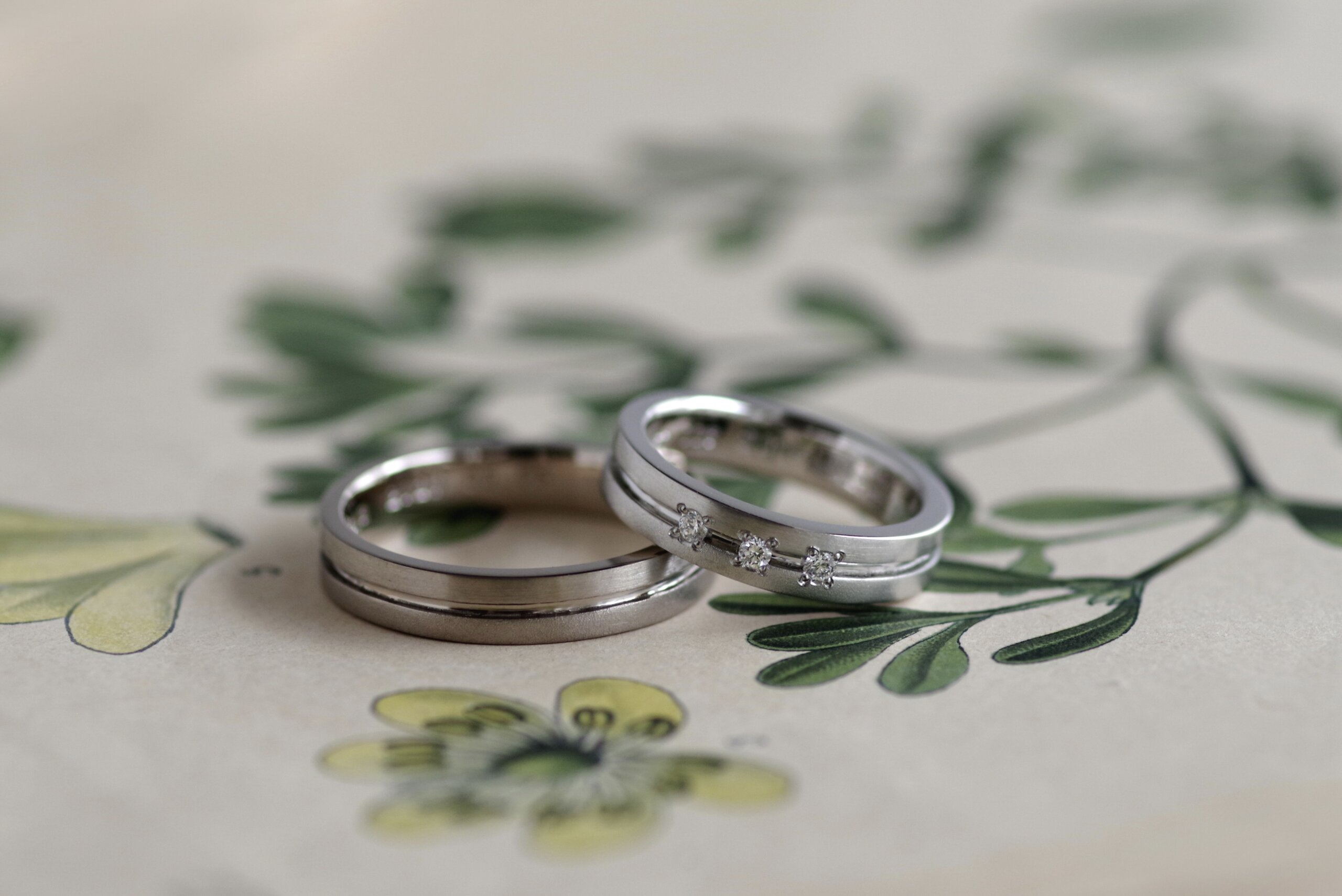 結婚指輪 オーダーメイド 幾何学