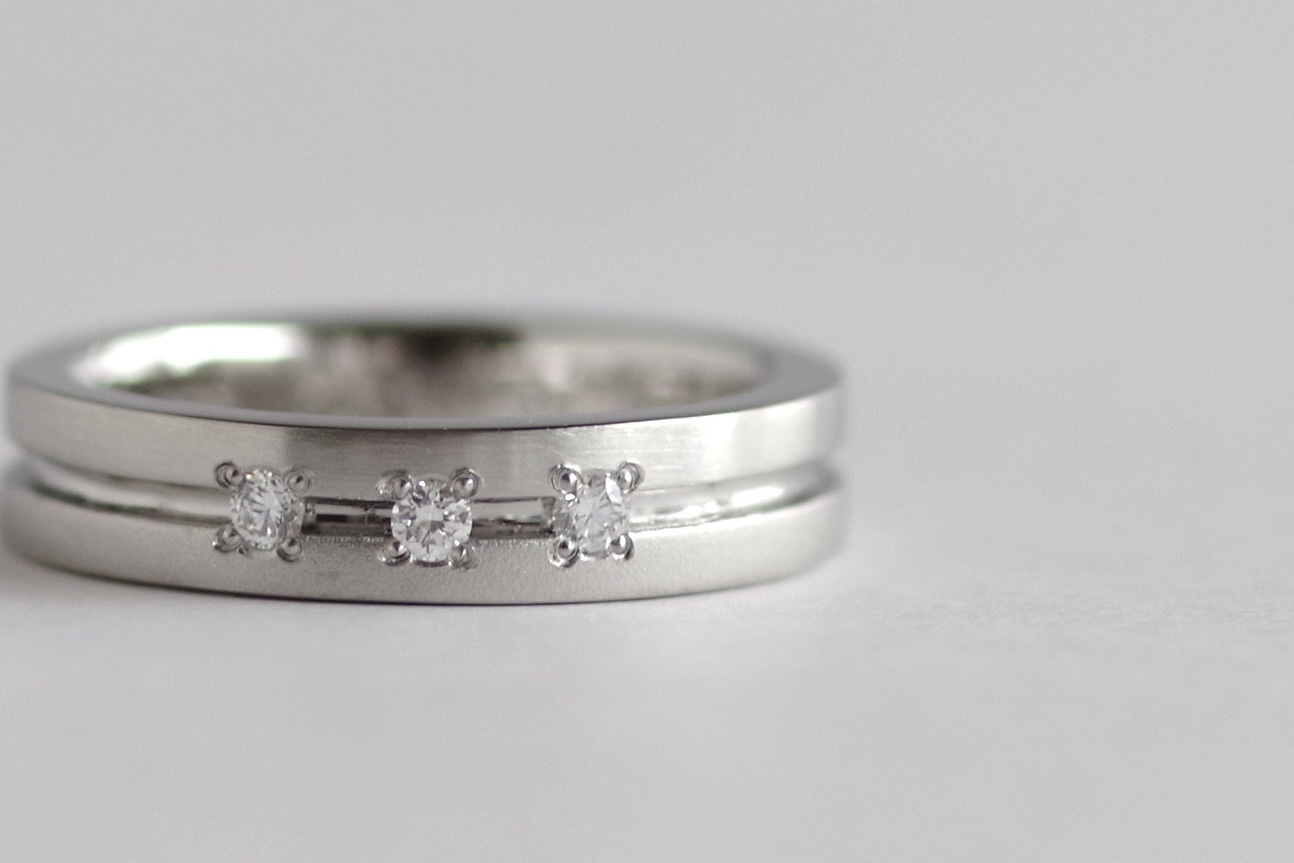 結婚指輪 オーダーメイド 幾何学