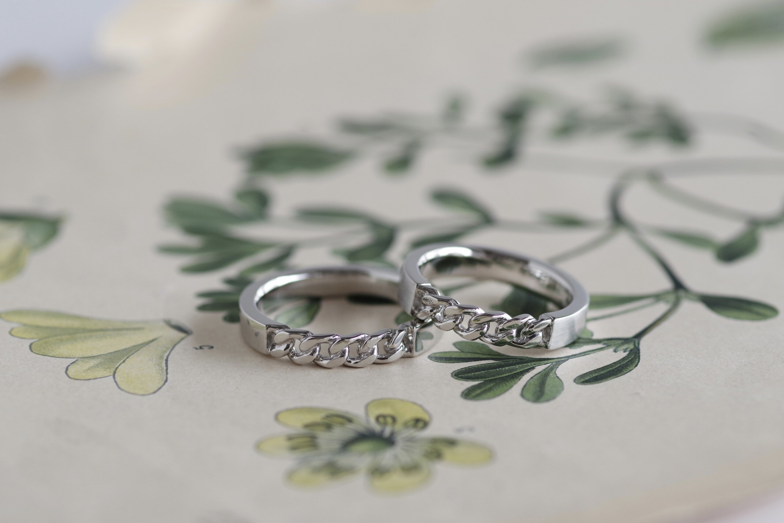 結婚指輪　オーダーメイド　チェーン