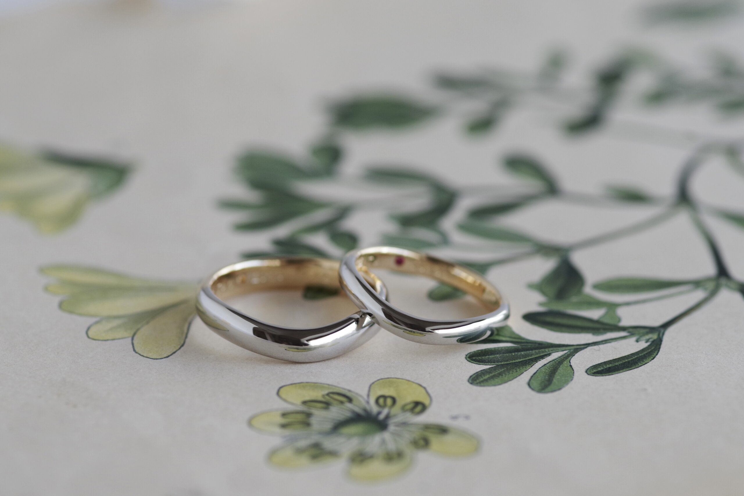 結婚指輪　オーダーメイド　コンビネーション