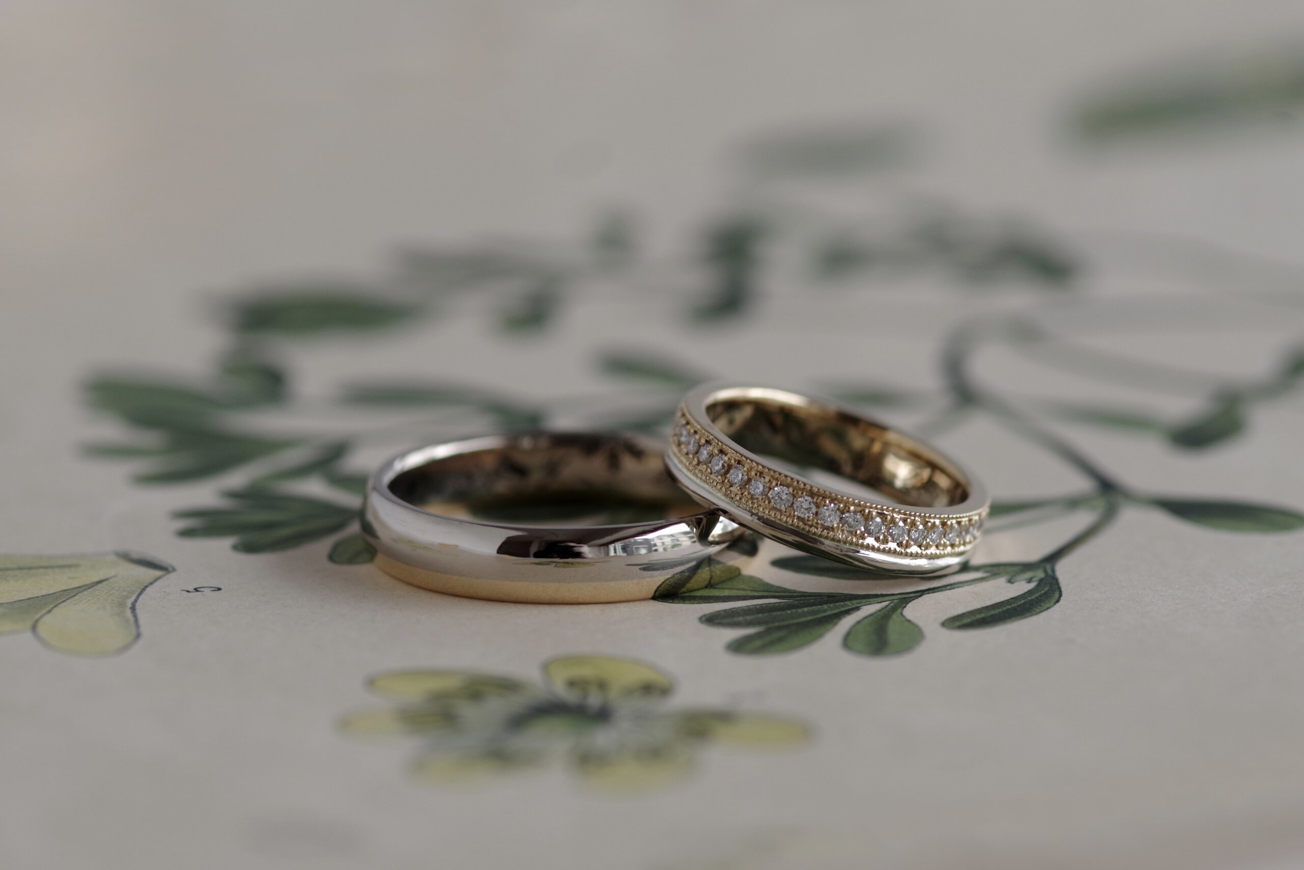 結婚指輪　オーダーメイド コンビネーション